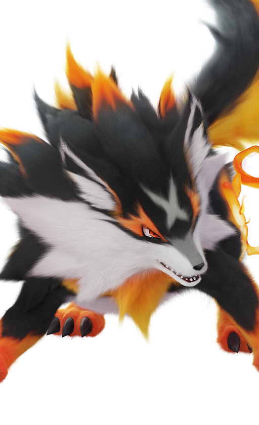Flameruff evolution form